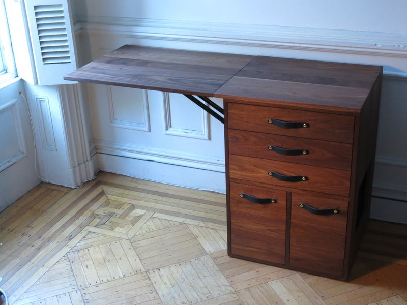Folding Walnut Desk